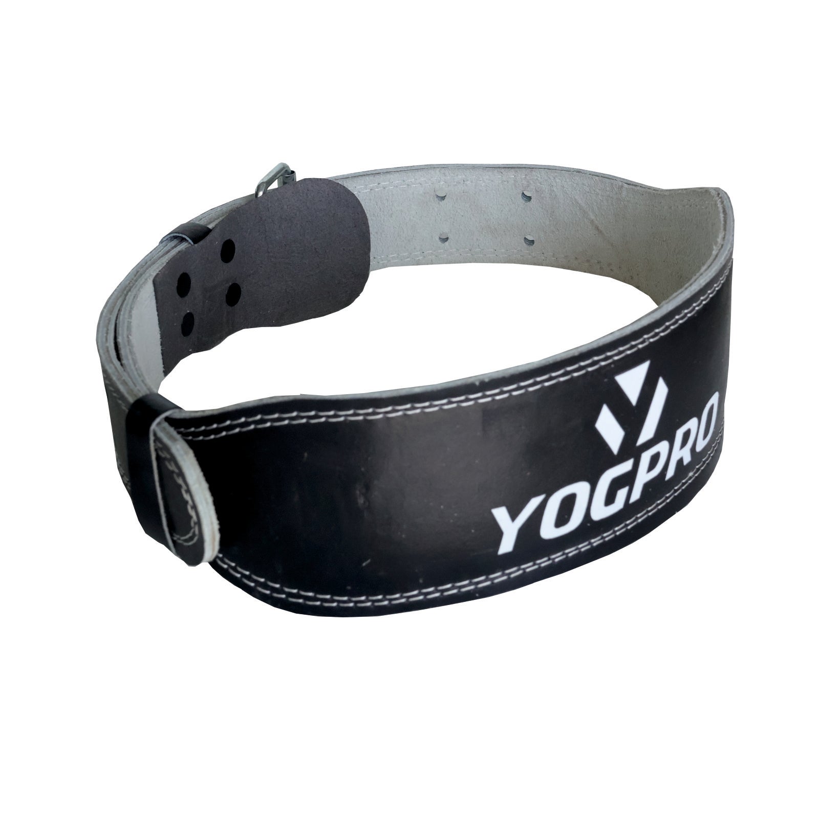Yogpro Leather Weight Lifting Gym Belt 4 inches