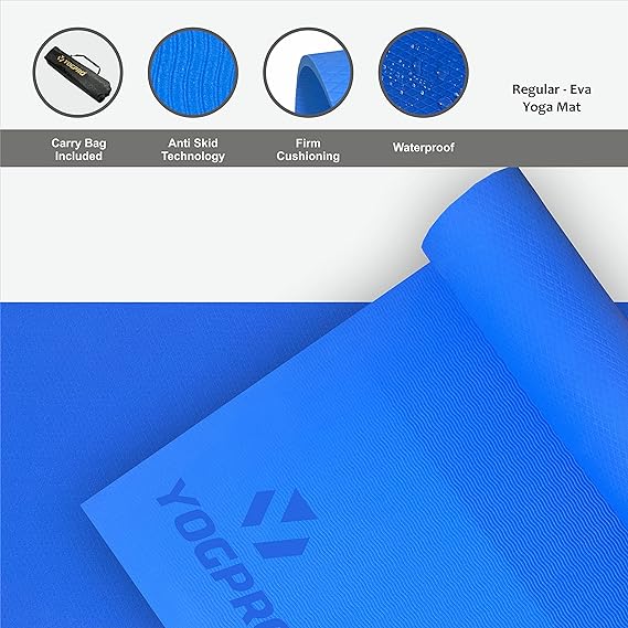 Yogpro Premium Super Soft Yoga Mat 2 x 6 ft  x 6 mm