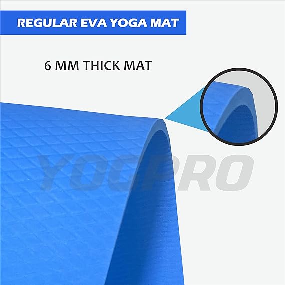 Yogpro Premium Super Soft Yoga Mat 2 x 6 ft  x 6 mm